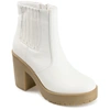 Journee Collection Collection Women's Tru Comfort Foam Riplee Bootie In White