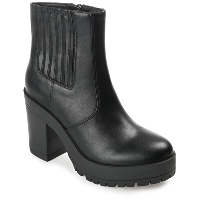Journee Collection Collection Women's Tru Comfort Foam Riplee Bootie In Black