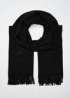 Loro Piana Opera The Nice Cashmere Fringe Stole In Black