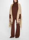 LORO PIANA OPERA THE NICE CASHMERE FRINGE STOLE