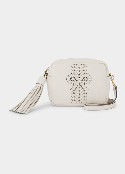 Anya Hindmarch The Neeson Tassel Crossbody Bag In Chalk