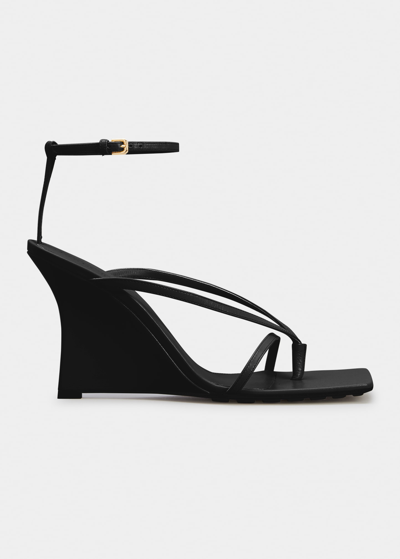 Bottega Veneta Women s Stretch 90 Leather Wedge heel Sandals In