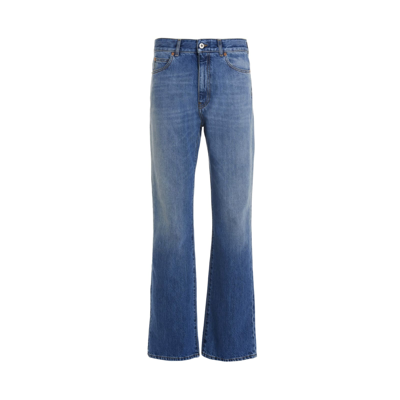 Valentino Archive Patch Jeans In Blue