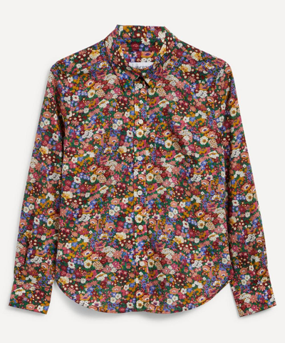Liberty Thorpeness Fitted Tana Lawn Cotton Shirt In Multicoloured