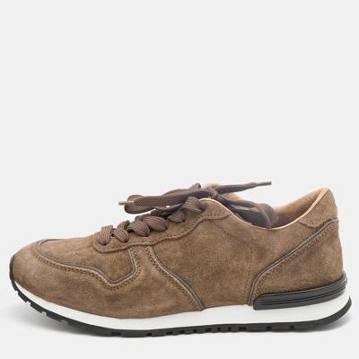 Pre-owned Brown Top Trainers Size 39.5 | ModeSens