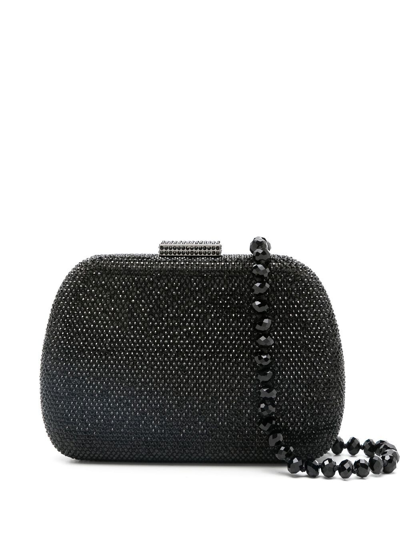 Serpui Angel Sequin Clutch In Black