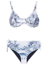 LYGIA & NANNY PALM-TREE PRINT BIKINI