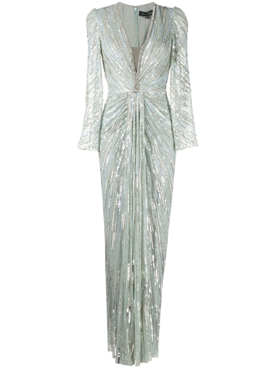 JENNY PACKHAM DARCY SEQUIN-EMBELLISHED DRESS