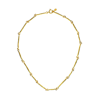 By Pariah Twig Necklace In Vermeil