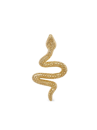 Anine Bing Mini Snake Stud In Gold