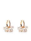 BAPY BY *A BATHING APE® PEARL-EMBELLISHED CLUSTER EARRINGS