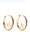 BAPY BY *A BATHING APE® STAR-DETAIL HOOP EARRINGS