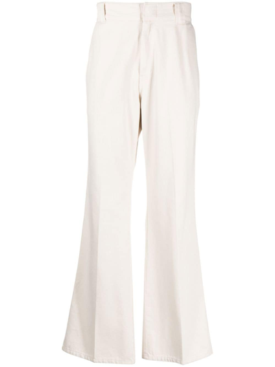 Afb X Dickies Stud-detail Work Trousers In White