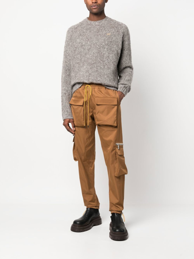 Rhude Brown Classic Cargo Pants