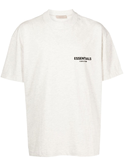 Essentials Logo-print T-shirt In Grey
