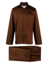 Cdlp Brown Pyjama Set In Brown