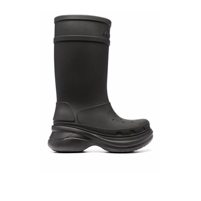 BALENCIAGA X CROCS RAIN BOOTS - MEN'S - RUBBER,677384W1S8E17335935