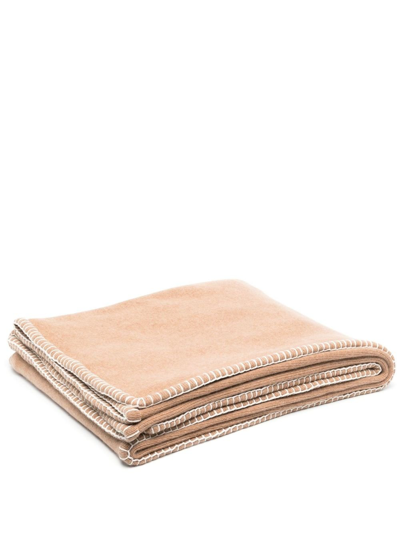 Lisa Yang Brown Stockholm Cashmere Blanket In Neutrals