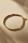 By Anthropologie Beaded Chicklet Bracelet In Gold