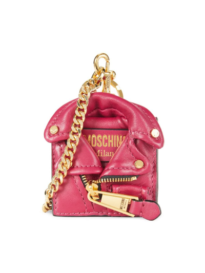 Moschino Women's Moto Jacket 3rd Generation & Pro Airpod Case In Red
