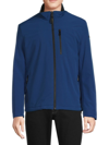 Calvin Klein Faux Fur-lined Jacket In Blue Edge