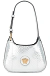 Versace La Medusa Hobo Bag In Argento & Oro