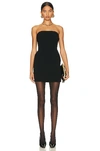 A.l.c . Elsie Strapless Minidress In Black