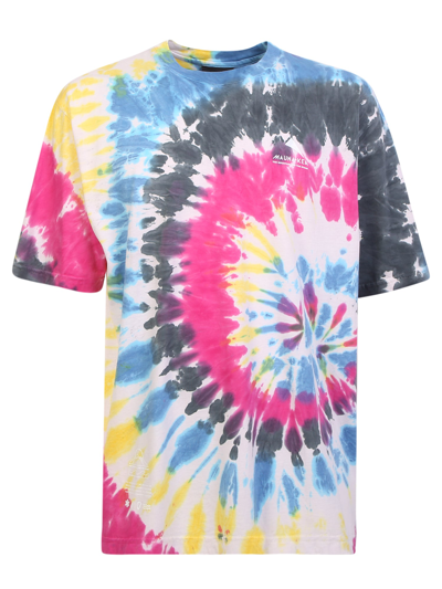 Mauna Kea Tie-dye Print Logo T-shirt In Multicolor