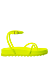 Chiara Ferragni Thong Sandals In Synthetic Leather In Yellow