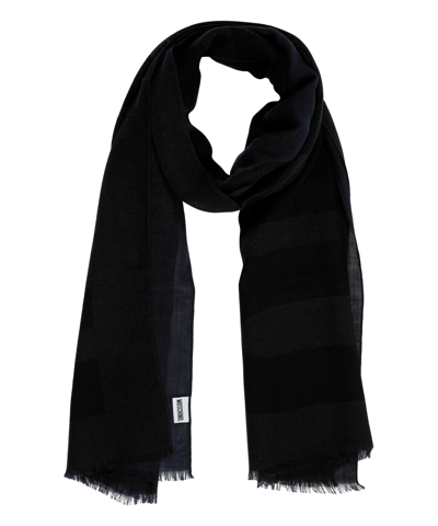 Moschino Wool Wool Scarf In Blue
