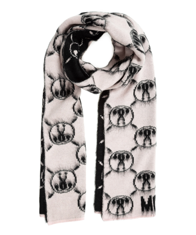 Moschino Women's Wool Scarf  Double Question Mark In Multi