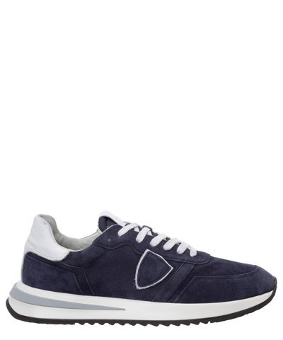 Philippe Model Tropez 2.1 Leather Sneakers In Blue