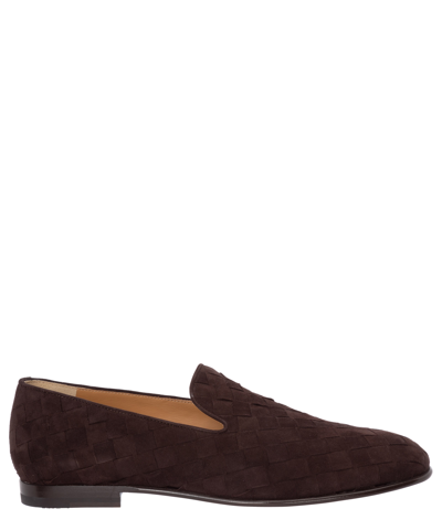 Lardini Leather Loafers In Brown