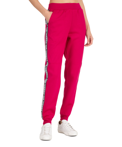 Karl Lagerfeld Viscose Sweatpants In Pink
