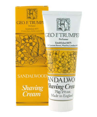 Geo F. Trumper Perfumer Sandalwood Soft Shaving Cream 75 G In White