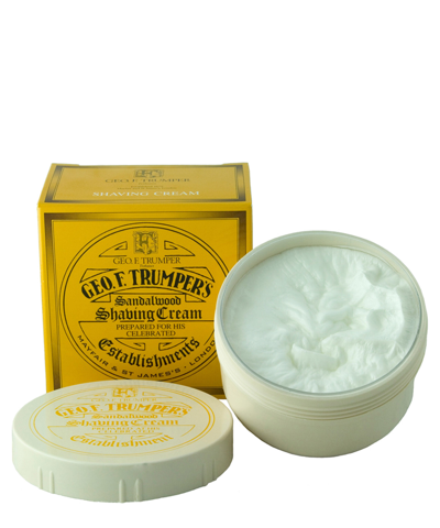 Geo F. Trumper Perfumer Sandalwood Soft Shaving Cream Bowl 200 G In White