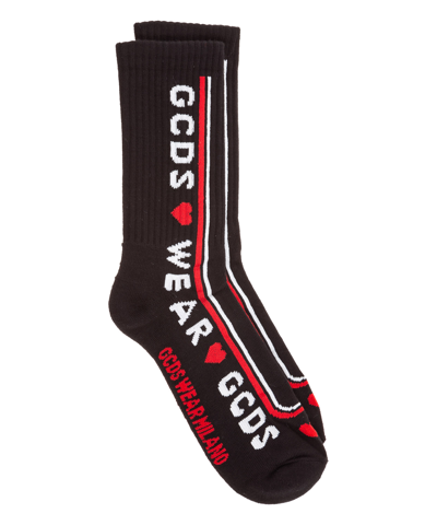 Gcds Love  Socks In Black