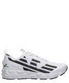Ea7 Emporio Armani Kombat Fabric Low-top Sneakers In White