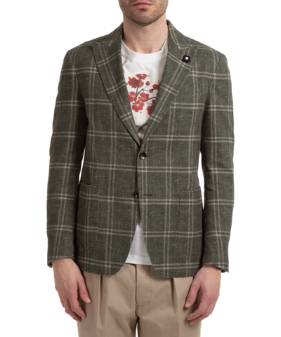 Lardini Men's Jacket Blazer In Green