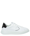 Philippe Model Temple Veau Leather Sneakers In White