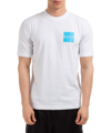 Outhere Men's Short Sleeve T-shirt Crew Neckline Jumper  Lunar In White