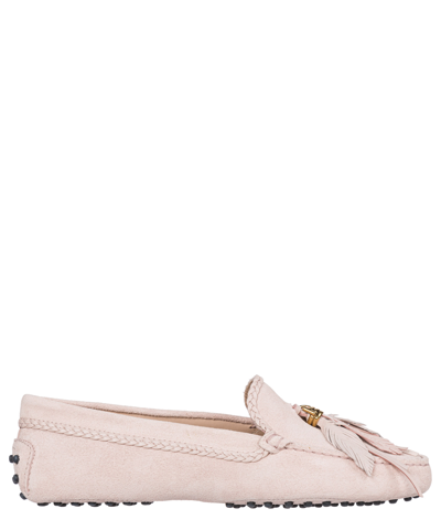 Tod's Gommino Loafers In Pink