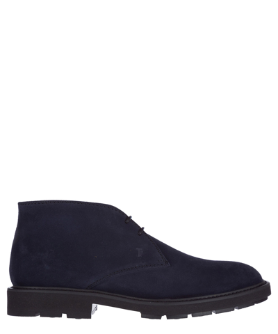 Tod's Ankle Boots In Blue