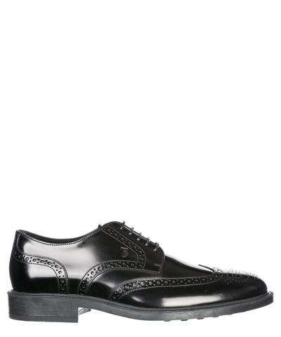 Tod's Oxford Shoes In Black
