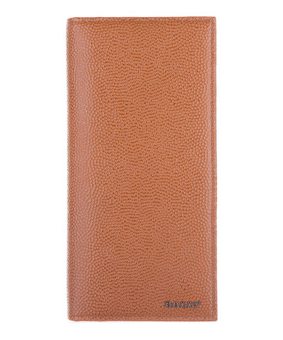 Bally Neall Calf Embrossed Wallet In Brown