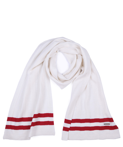 Bally Wool Scarf In White