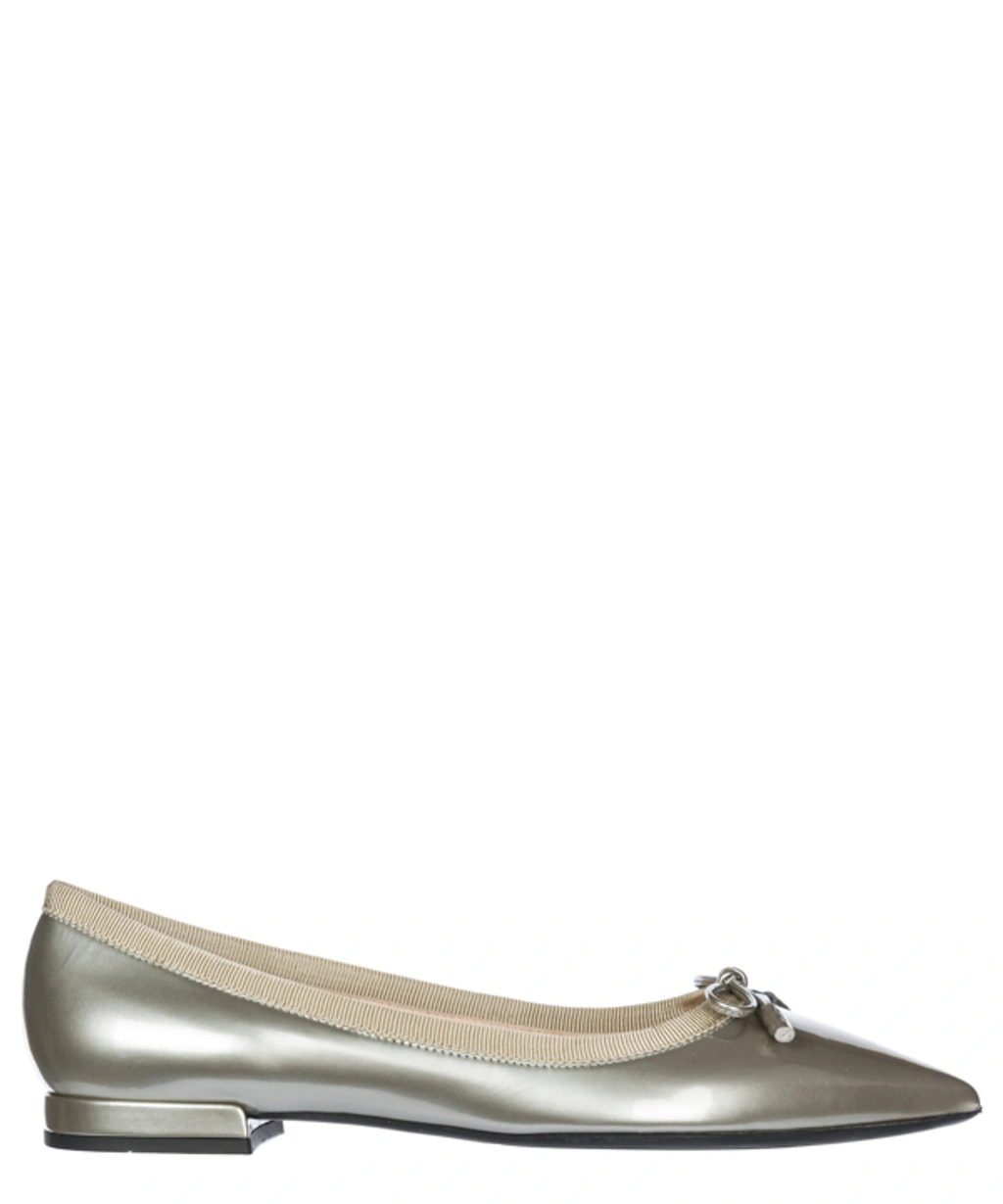 Prada Ballet Flats In Silver ModeSens