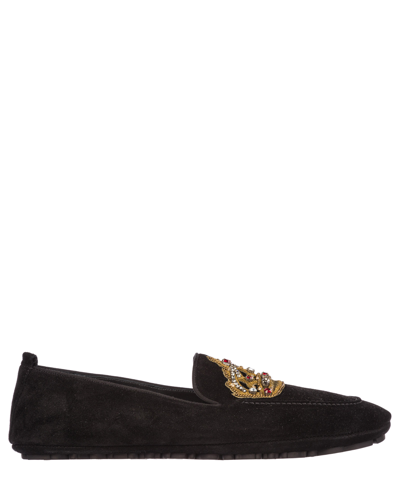 Dolce & Gabbana King Loafers In Black
