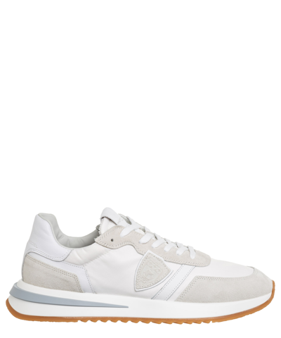 Philippe Model Tropez 2.1 Trainers With Suede Inserts In White