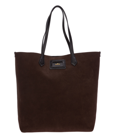 Hogan Tote Bag In Brown